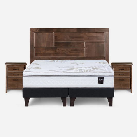 Cama Art 4 de 2 Plazas + Muebles Dolce