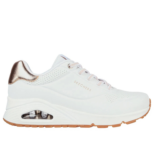 Zapatillas Skechers Uno-Shimmer Away-WHT