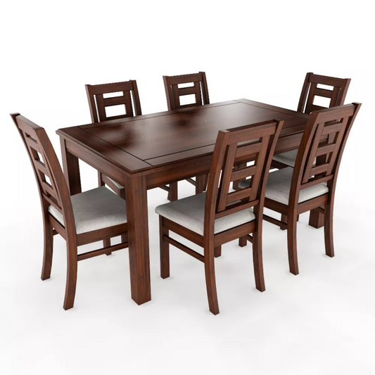 Comedor Insigne 6 sillas sevilla nogal