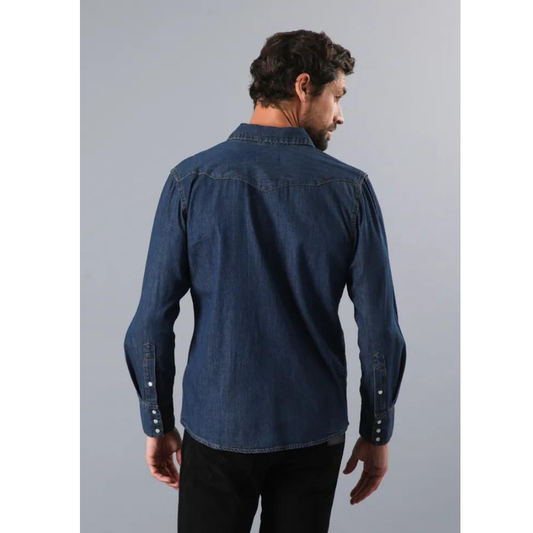 Camisa Wrangler 27Mwz Icon Men Shirt Dark