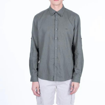 CAMISA ELLUS VERDE ML LINEN COTTON
