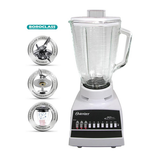 LICUADORA OSTER 10V VIDRIO PULSAMATIC