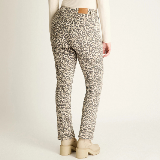 Jeans Curvi Beige Mujer