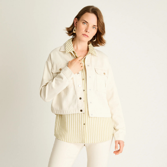 Chaqueta de mezclilla Arena Lorenzo Di Pontti Mujer