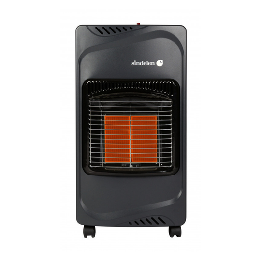 Estufa Sindelen SR-5250NG Sunny Red 5KG Negra