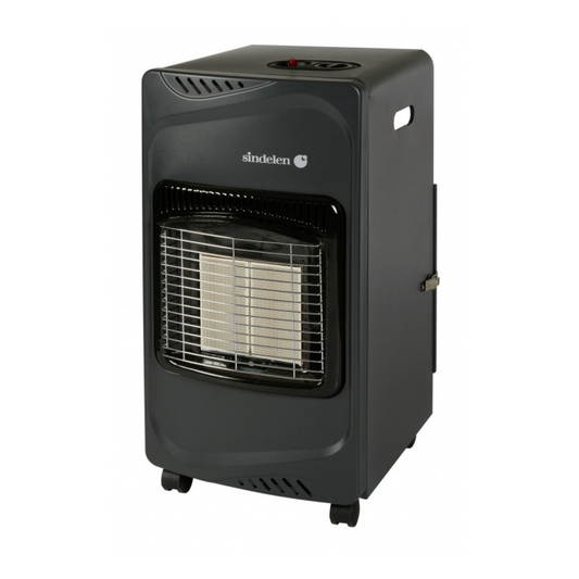 Estufa Sindelen SR-5250NG Sunny Red 5KG Negra