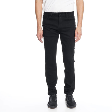 PANTALÓN ELLUS NEGRO TIRO MEDIO 5 BOLSILLOS