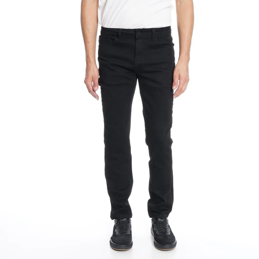 PANTALÓN ELLUS NEGRO TIRO MEDIO 5 BOLSILLOS