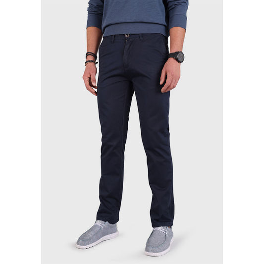 PANTALÓN CHINO BASICO TODA TEMPORADA AZUL