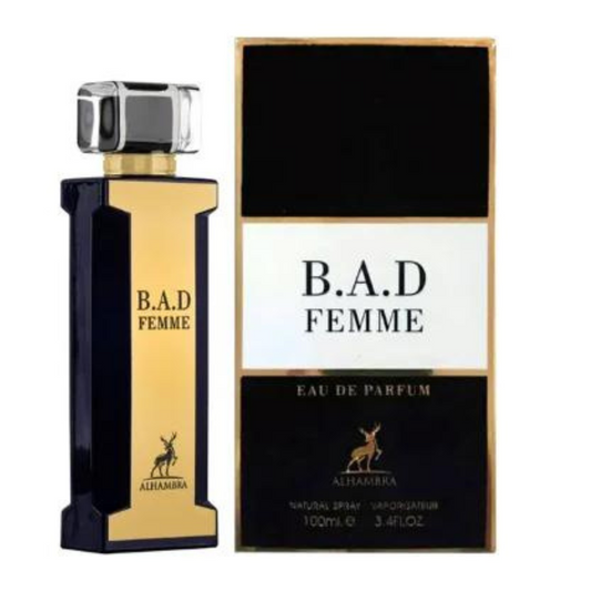 PERFUME BAD FEMME 100ML ALHAMBRA