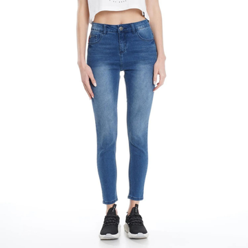 JEANS ELLUS KELIE TIRO ALTO BORDADO