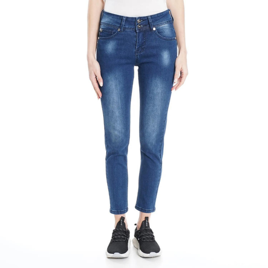 JEANS ELLUS LEGGINGS CROPPED TIRO MEDIO
