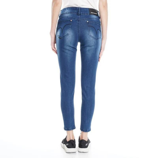JEANS ELLUS LEGGINGS CROPPED TIRO MEDIO