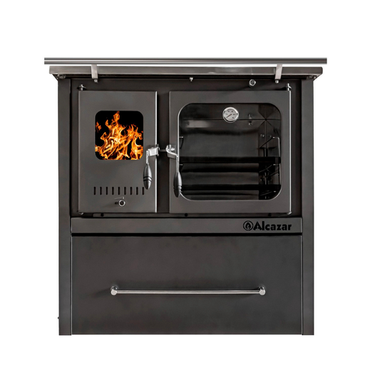 Cocina Combustión Lenta Europea M80 Gris