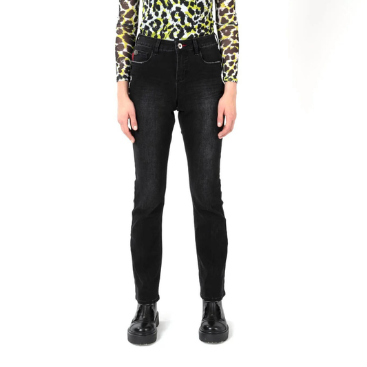 JEANS ELLUS BLACK JESS TIRO ALTO