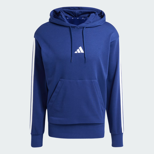 Polerón Adidas Con Capucha Azul Essentials Hombre
