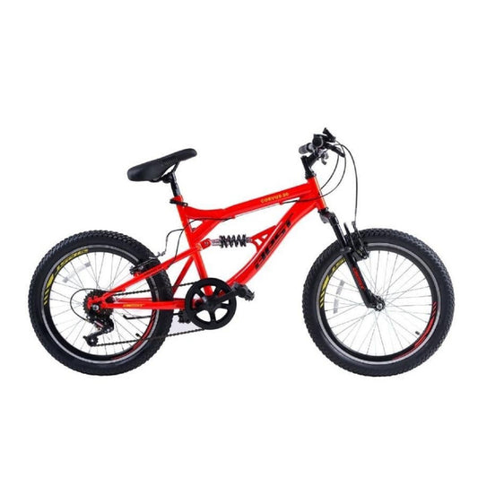 Bicicleta Best Corvus Naranjo Aro 20 DOBLE SUSPENSION