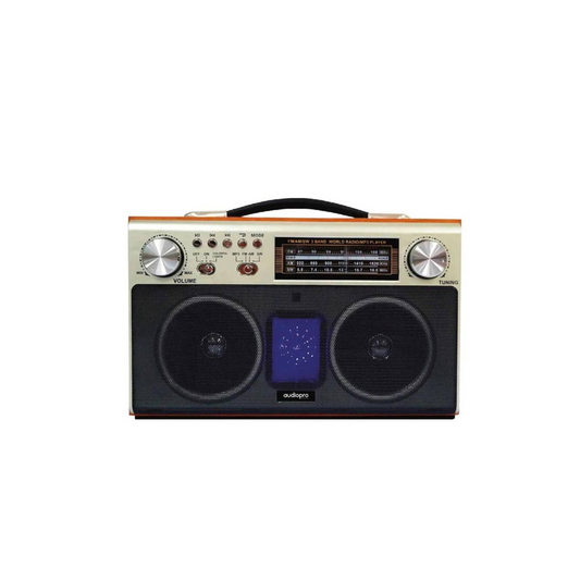 RADIO RETRO AUDIOPRO PORTATIL BT/FM/USB