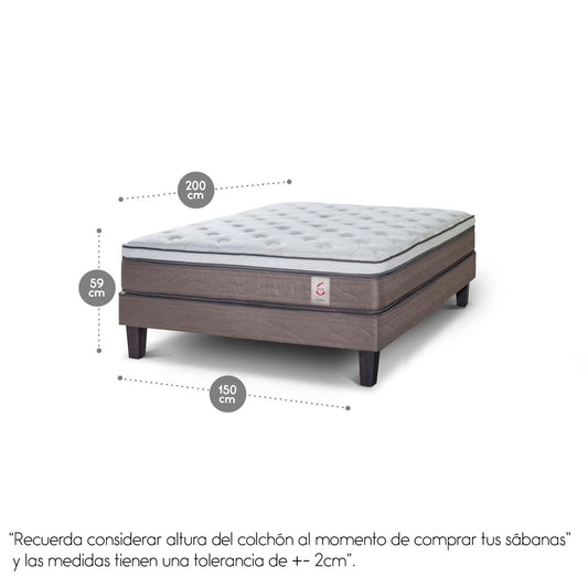 Cama Rosen Europea New Style 6 2 Plazas