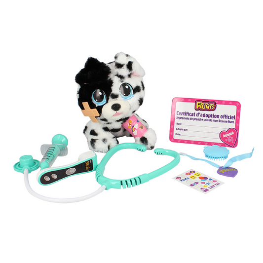 RESCUE RUNTS DALMATIAN MEDICAL SET PLAYFUN S22010