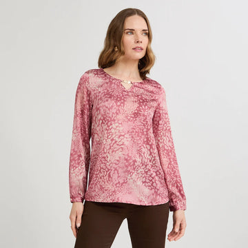 POLERA ROSADA ESTAMPADA | LORENZO DI PONTTI