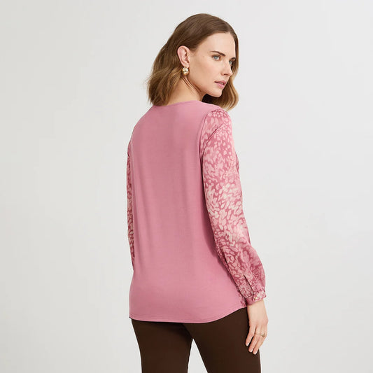 POLERA ROSADA ESTAMPADA | LORENZO DI PONTTI