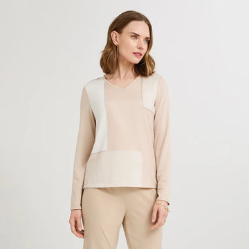 POLERA BEIGE LANILLA | LORENZO DI PONTTI
