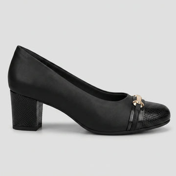 ZAPATO LAUDA NEGRO / DORADO | PICCADILLY