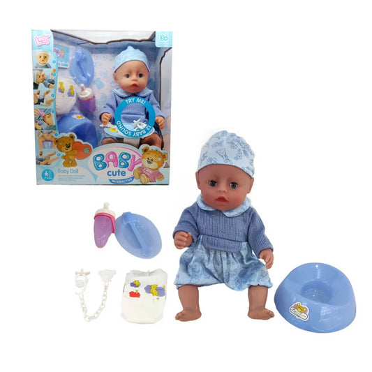 MUÑECA BEBÉ CON ACCESORIOS | EVER GROUP