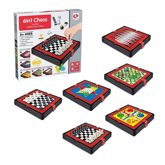 JUEGO DE MESA 6 EN 1 | EVER GROUP