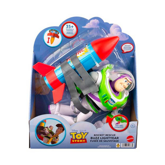 FIGURA TOY STORY BUZZ CON COHETE DISNEY PIXAR