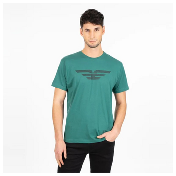 Polera Ellus MC Silicone Wing Military green