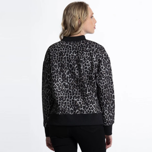 Polerón Mujer Asimétrico animal print
