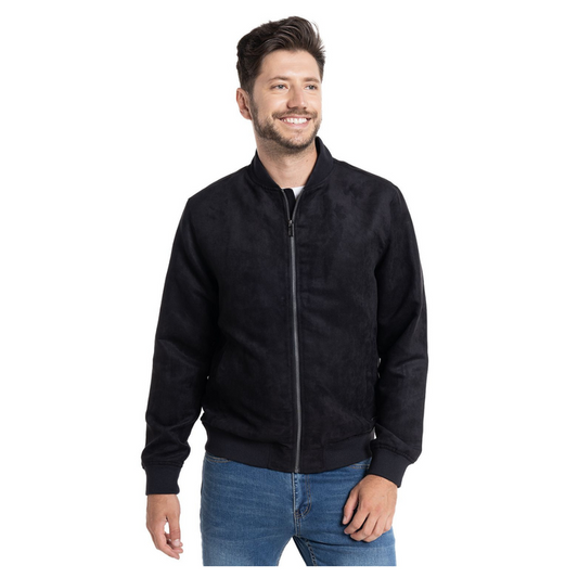 Chaqueta Potros bomber suede cáceres