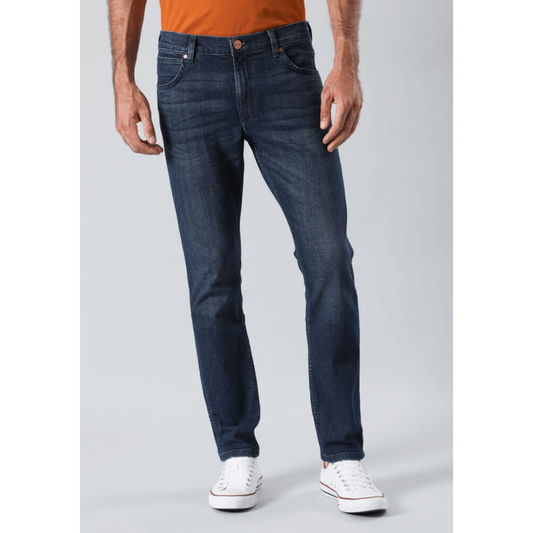 Jeans Wrangler Hombre Larston Slim Fit Night Blue