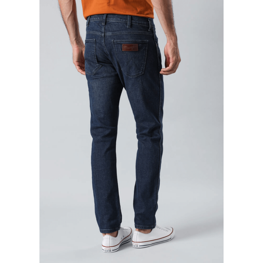 Jeans Wrangler Hombre Larston Slim Fit Night Blue