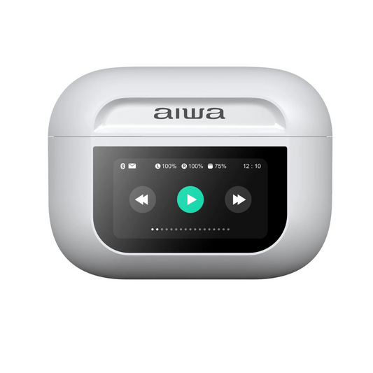 Audifono Aiwa AWTWSGPROWV Inalambricos con pantalla