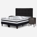 CAMA DRIVEN 2 PLAZAS + MUEBLES ISSEY | ROSEN
