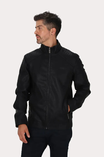 CHAQUETA ASPHALT NEGRO | GANGSTER HOMBRE