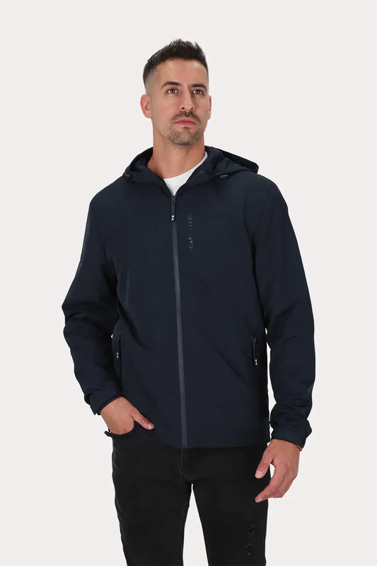 CORTAVIENTOS BREEZE AZUL MARINO | GANGSTER HOMBRE