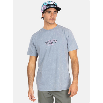 Polera M/C Retro Classic Maui and Sons gris