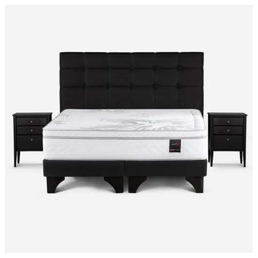 Cama Art 4 Super King + Muebles Issey