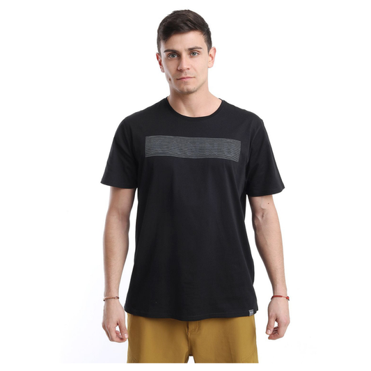 Poleras Kannu hombre M/C Logo negro