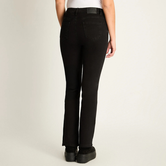 Jeans Lorenzo Di Pontti Negro Mujer
