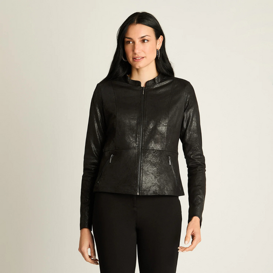 Casaca Lorenzo Di Pontti Negro Mujer