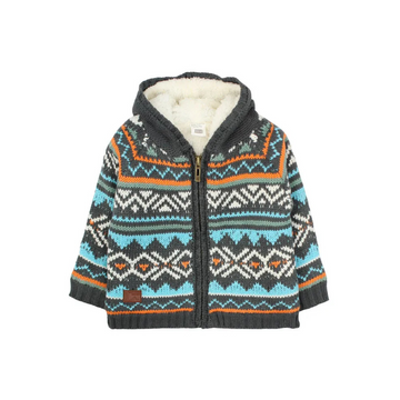 Chaqueta de bebé Ficcus Grafito