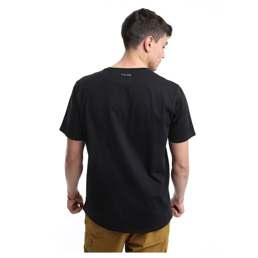 Poleras Kannu hombre M/C Logo negro