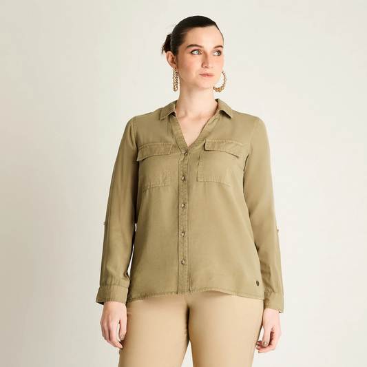 Blusa Curvi Verde Mujer