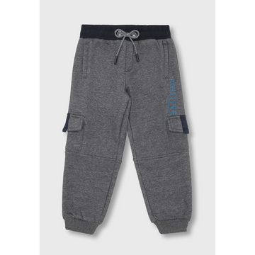 Pantalón Buzo Niño Osito Gris