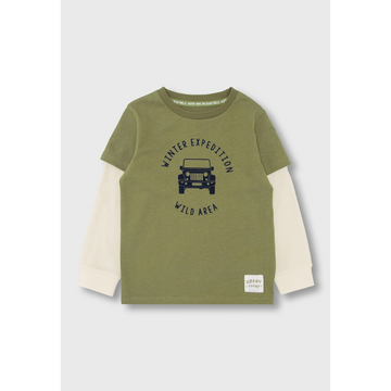 Polera Osito Verde Niño